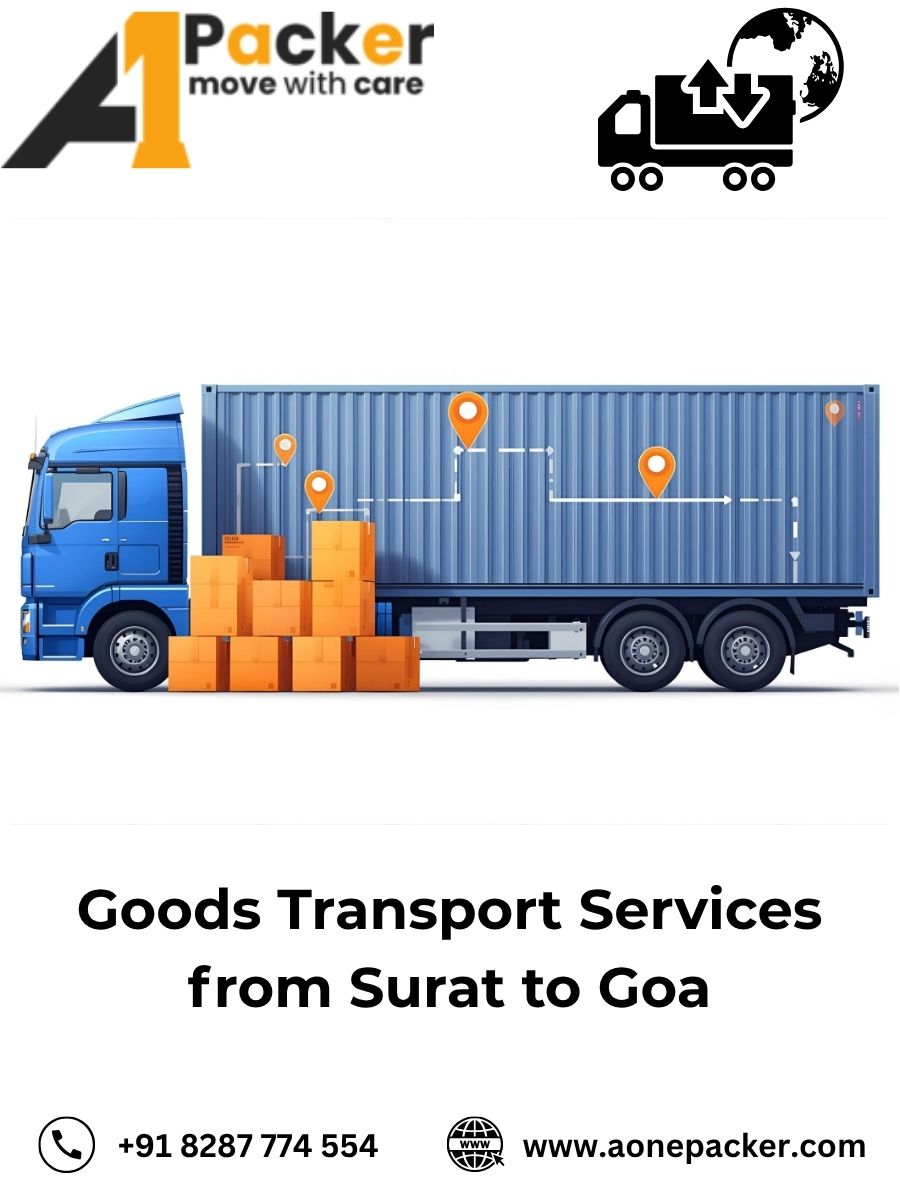 Goods Transport from Surat to Goa