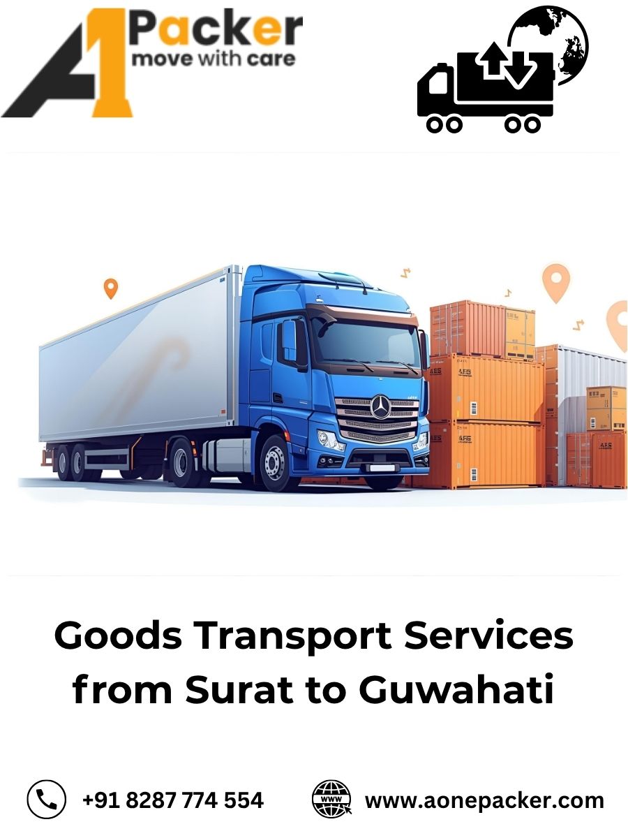 Goods Transport from Surat to Guwahati
