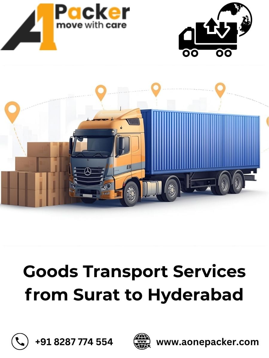 Goods Transport from Surat to Hyderabad