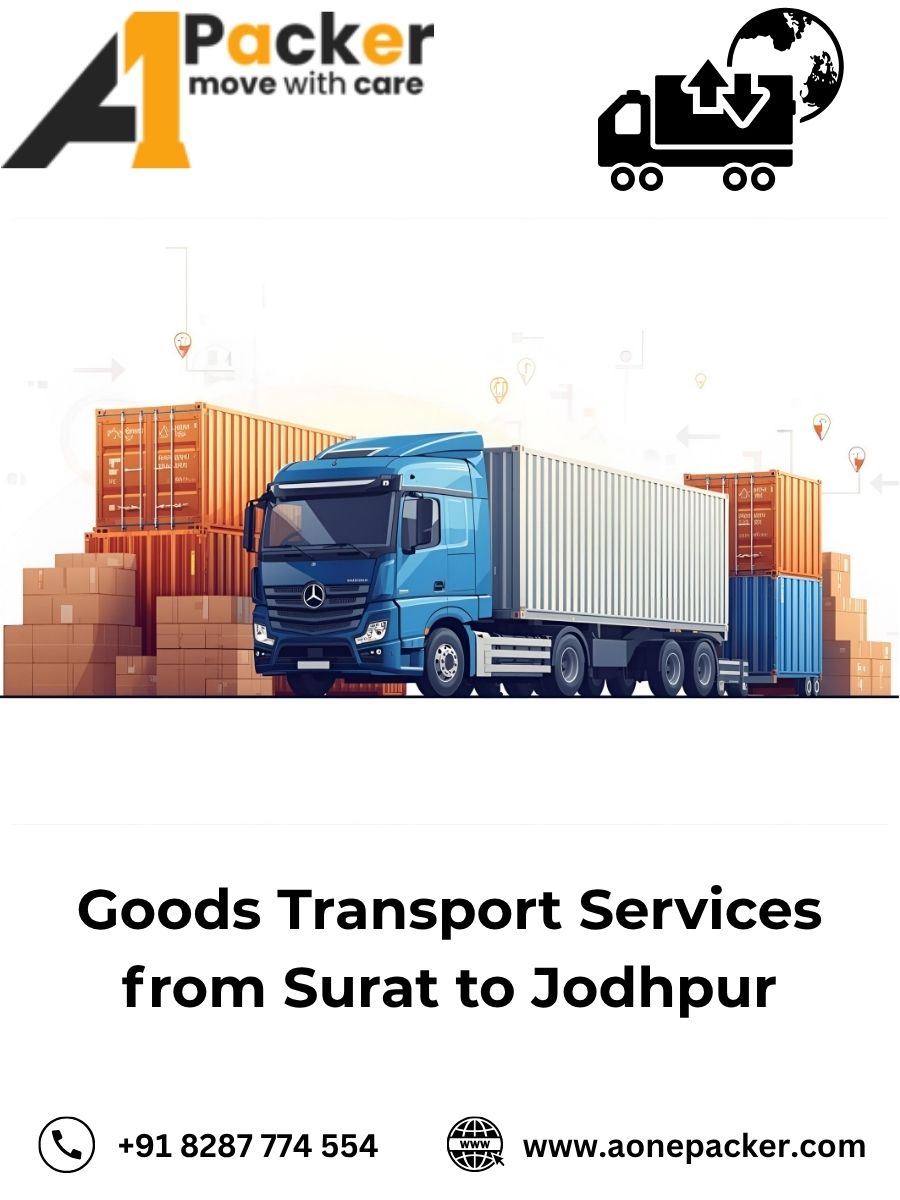 Goods Transport from Surat to Jodhpur