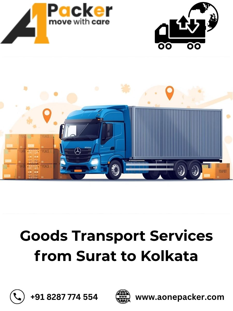 Goods Transport from Surat to Kolkata