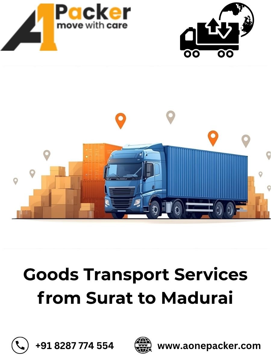 transport cost from Surat to Madurai