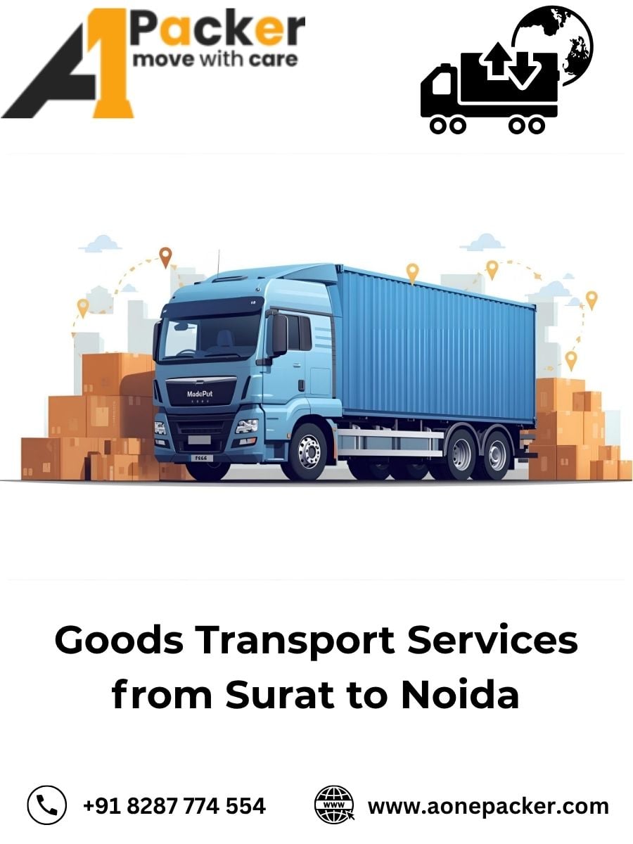 Goods Transport from Surat to Noida