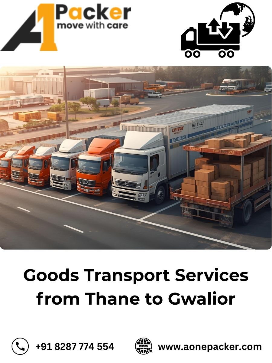 Goods Transport from Thane to Gwalior
