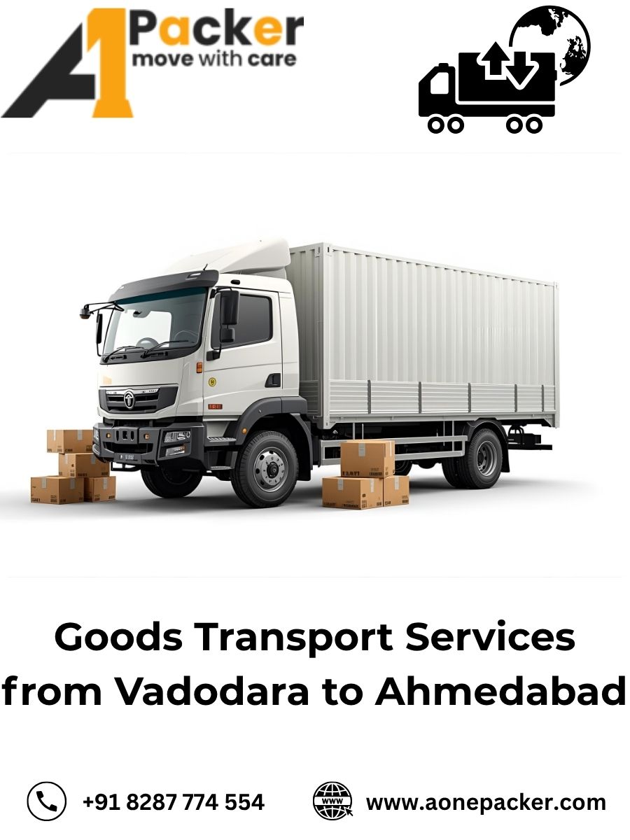 Goods Transport from Vadodara to Ahmedabad