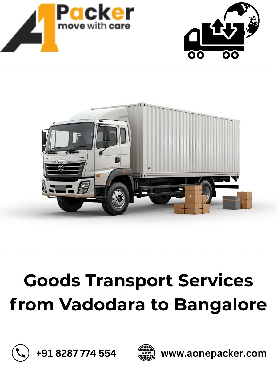Goods Transport from Vadodara to Bangalore