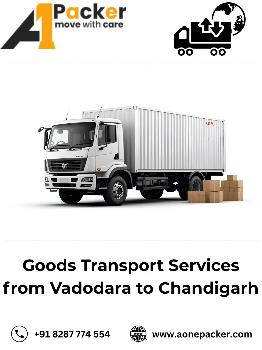 Goods Transport from Vadodara to Chandigarh