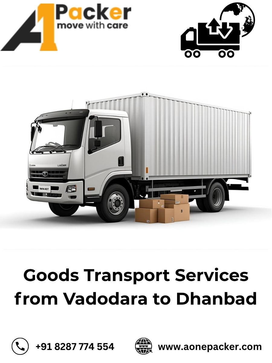 Goods Transport from Vadodara to Dhanbad