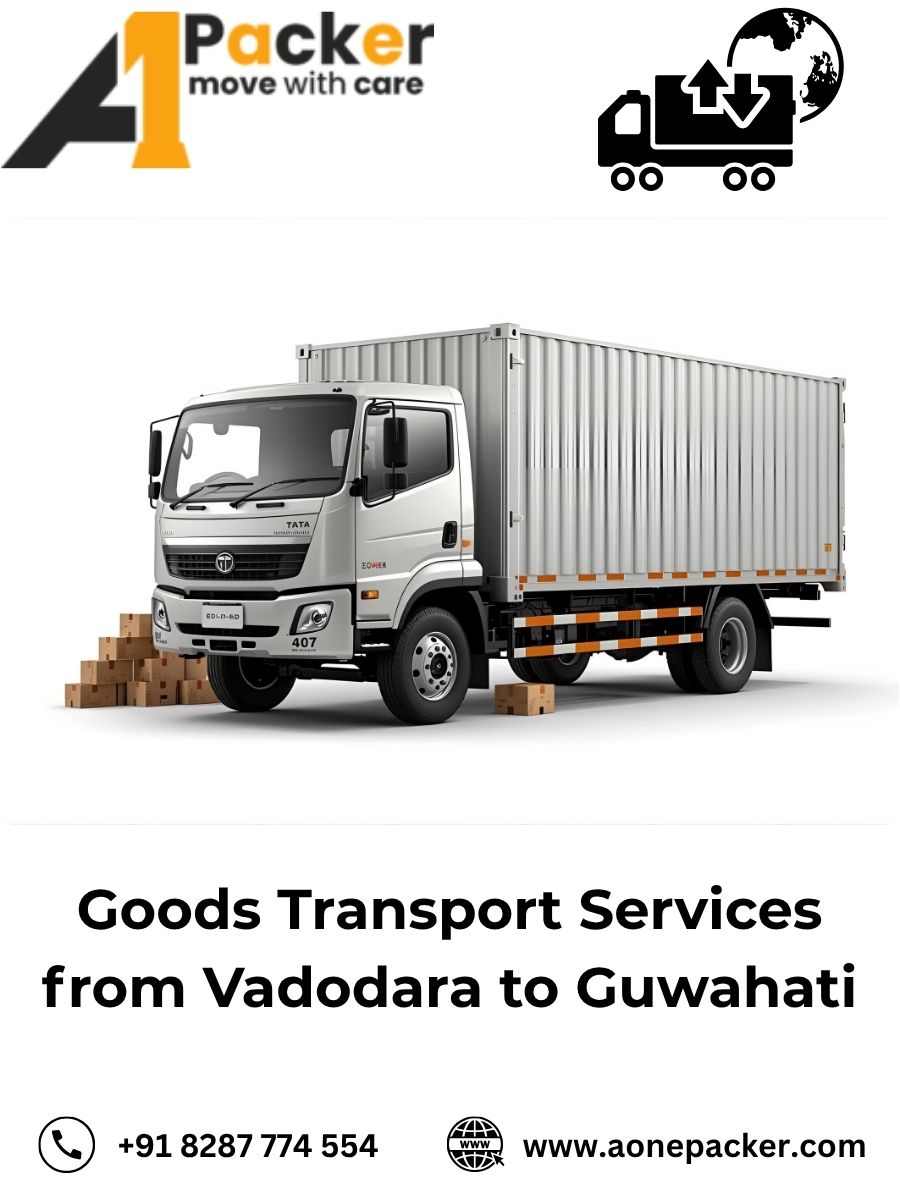 Goods Transport from Vadodara to Guwahati