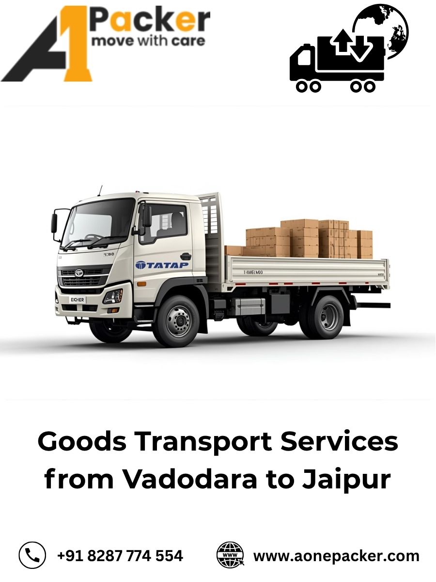 Goods Transport from Vadodara to Jaipur