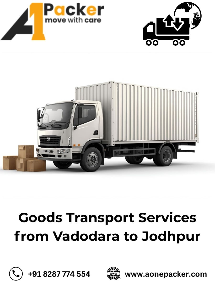 Goods Transport from Vadodara to Jodhpur