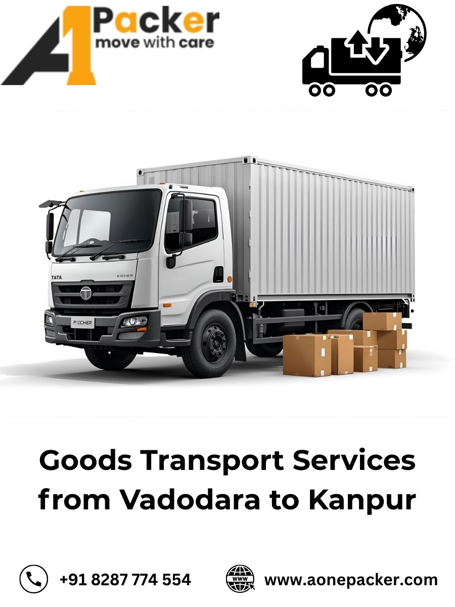 Goods Transport from Vadodara to Kanpur