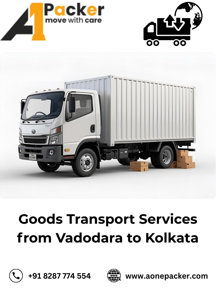 Goods Transport from Vadodara to Kolkata