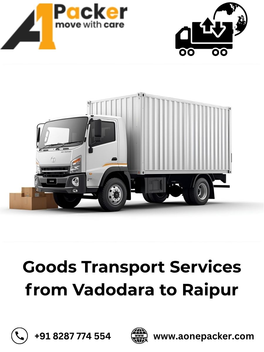 Goods Transport from Vadodara to Raipur
