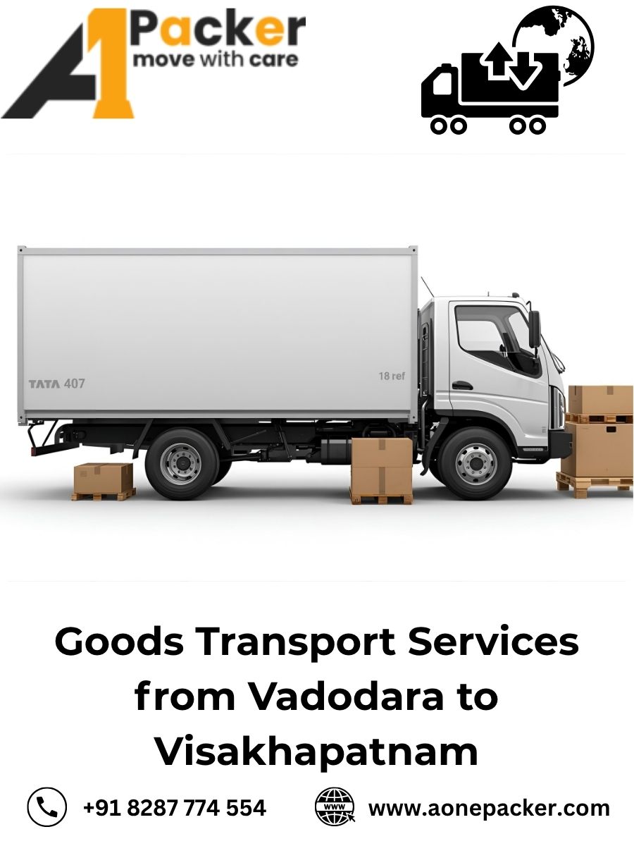 Goods Transport from Vadodara to Visakhapatnam