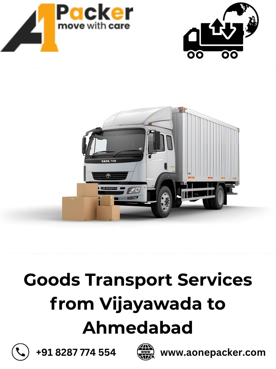 Goods Transport from Vijayawada to Ahmedabad