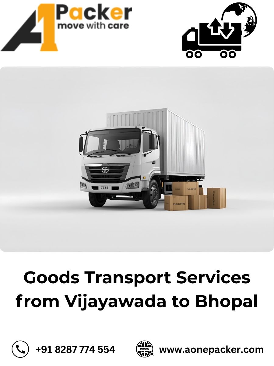 Goods Transport from Vijayawada to Bhopal
