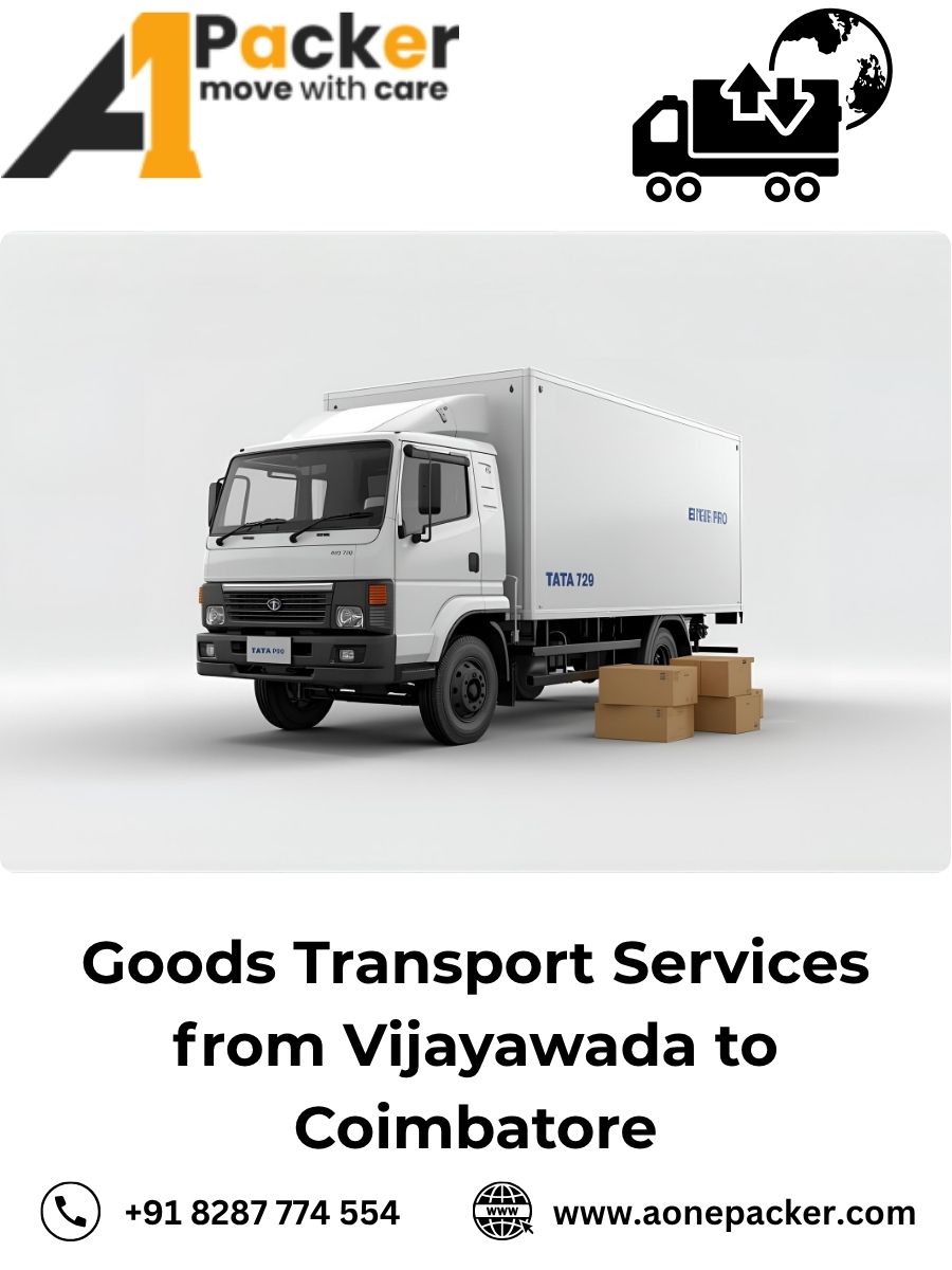 Goods Transport from Vijayawada to Coimbatore