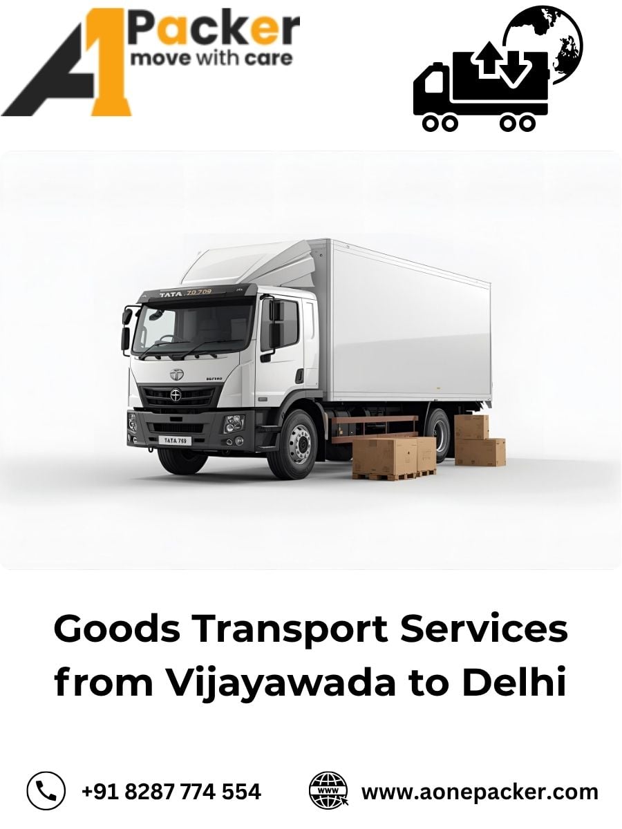 Goods Transport from Vijayawada to Delhi