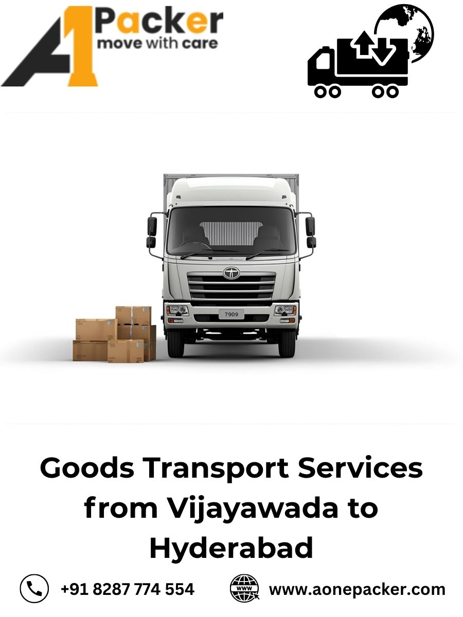 Goods Transport from Vijayawada to Hyderabad