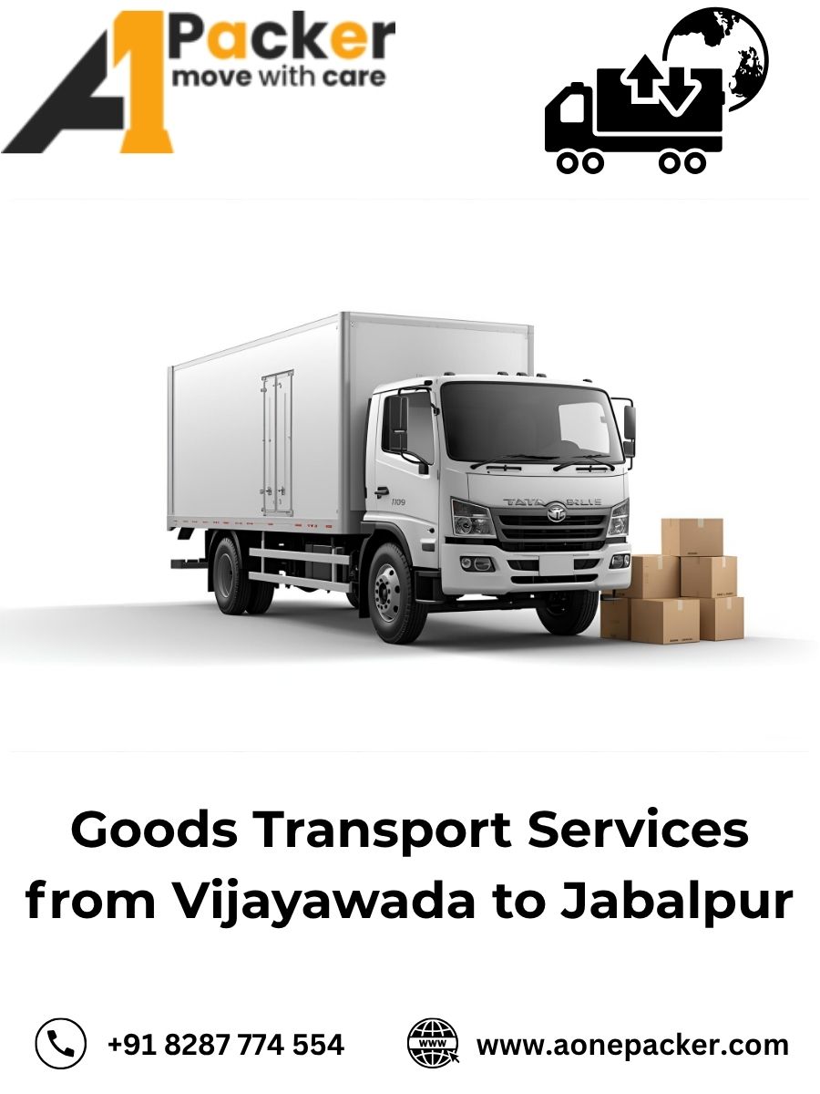 Goods Transport from Vijayawada to Jabalpur