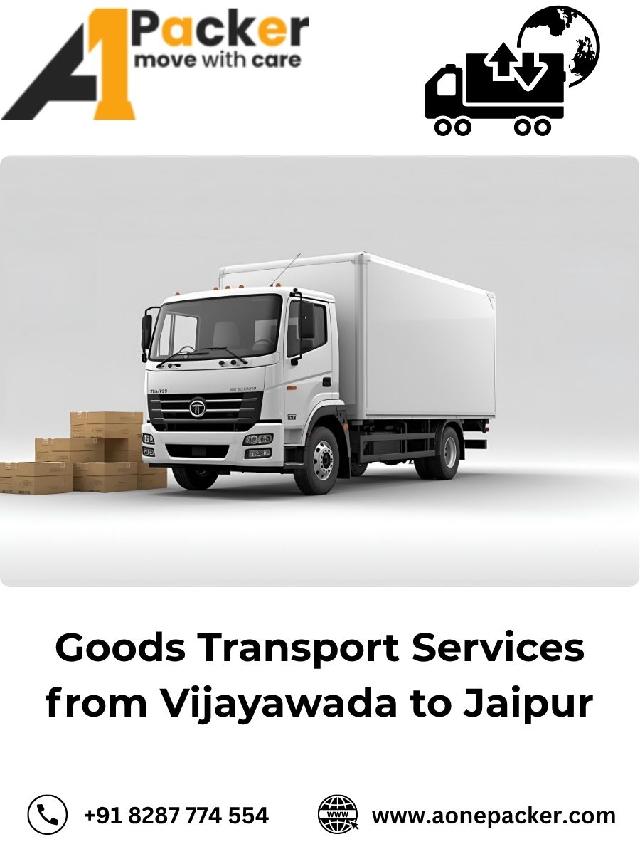 Goods Transport from Vijayawada to Jaipur