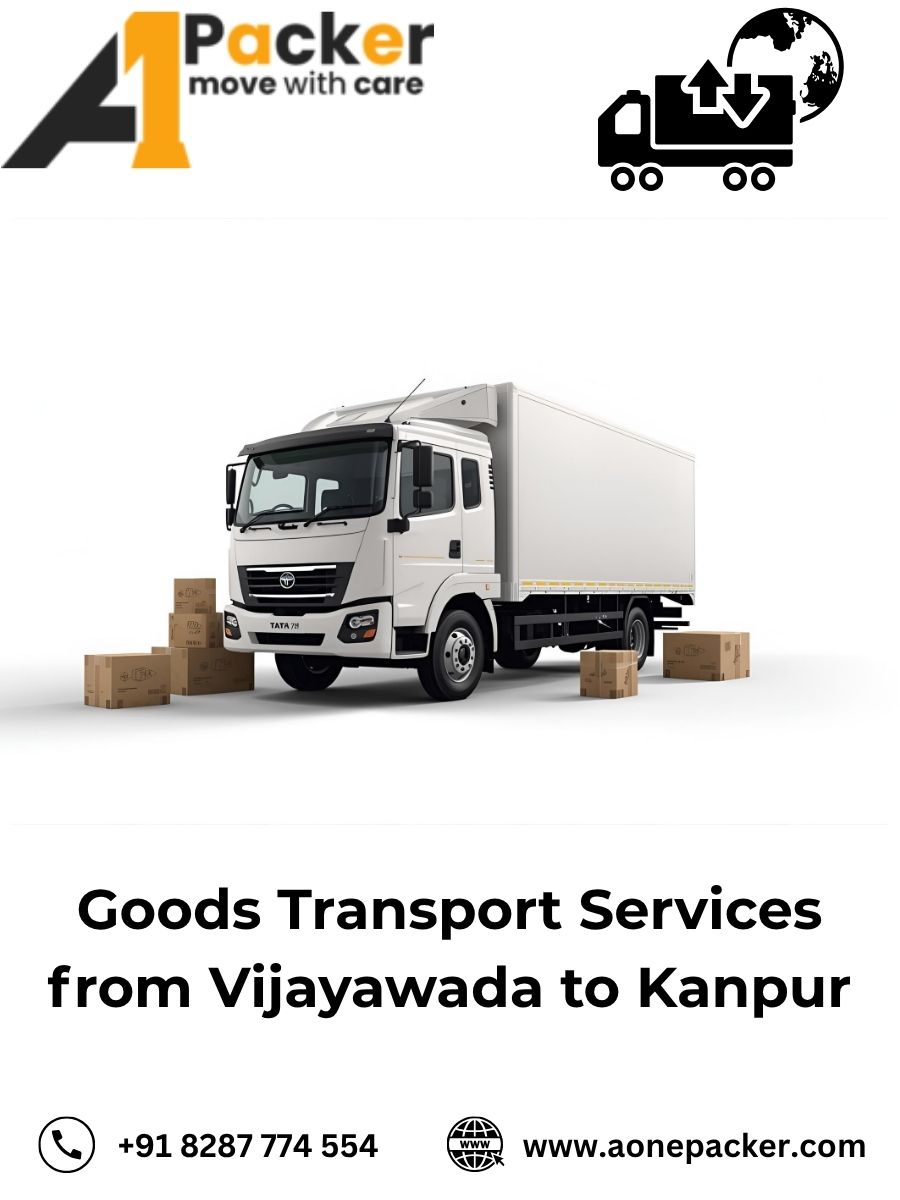 Goods Transport from Vijayawada to Kanpur