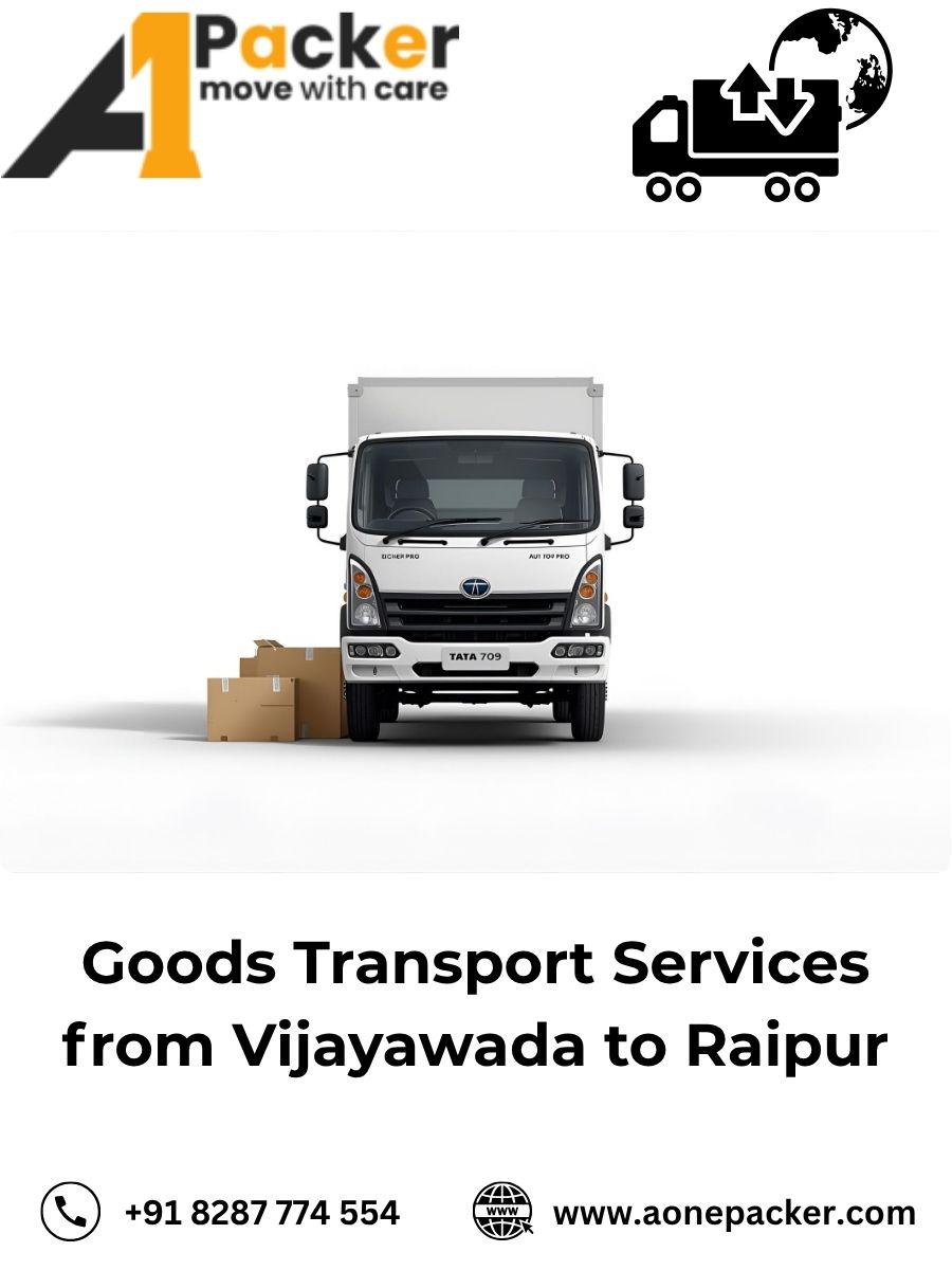 Goods Transport from Vijayawada to Raipur