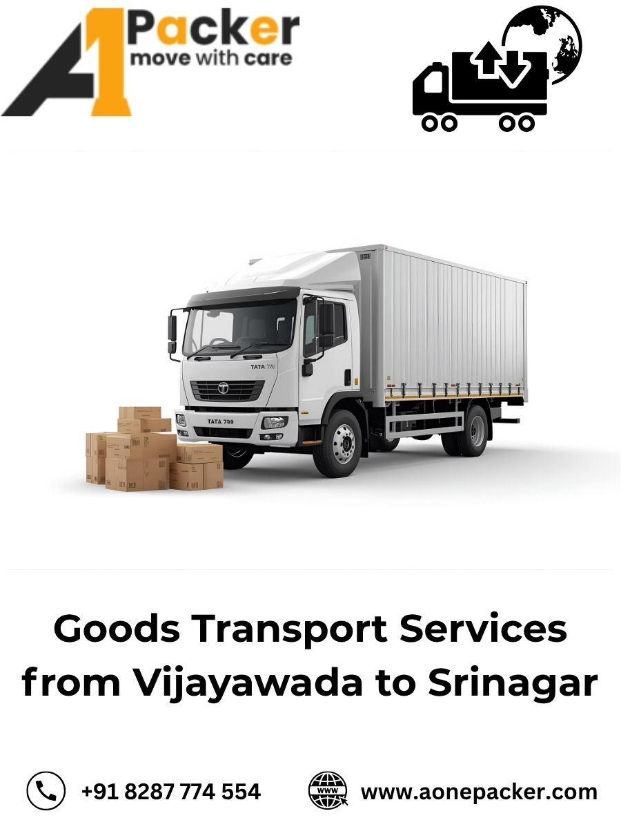 Goods Transport from Vijayawada to Srinagar