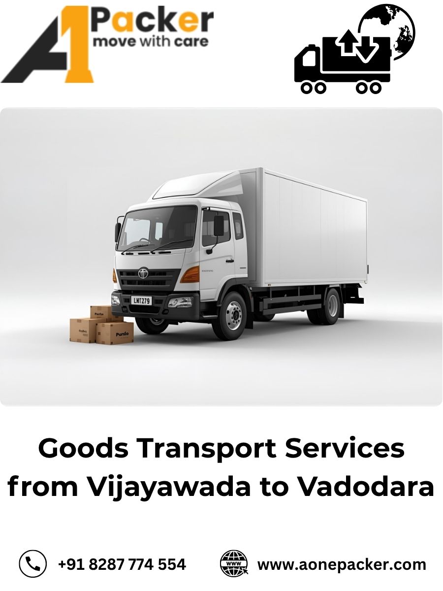 Goods Transport from Vijayawada to Vadodara