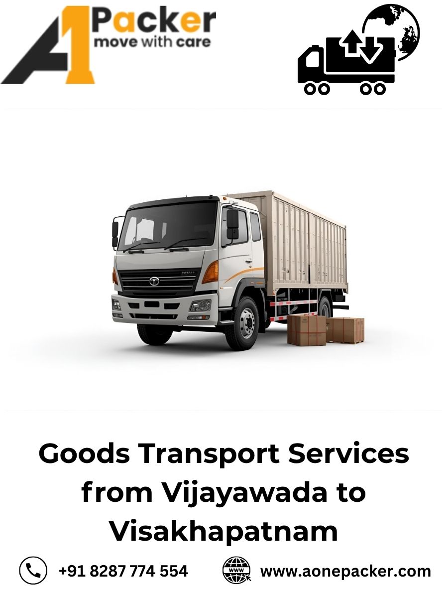 Goods Transport from Vijayawada to Visakhapatnam