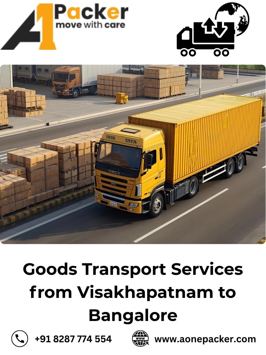 Goods Transport from Visakhapatnam to Bangalore