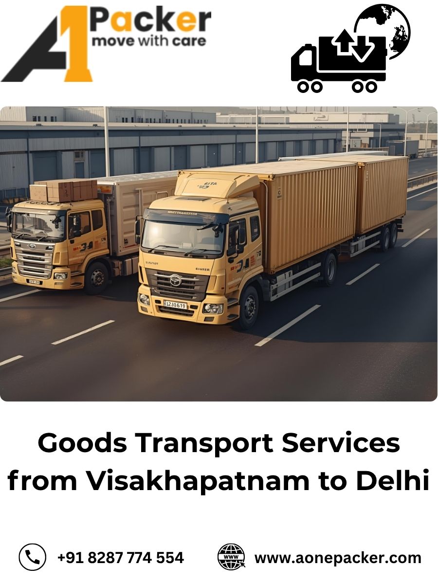 Goods Transport from Visakhapatnam to Delhi