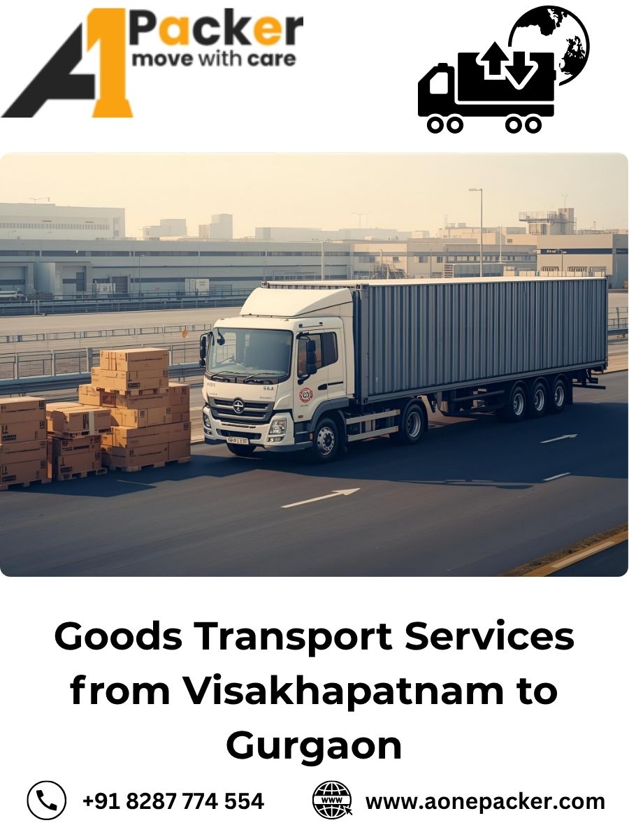 Goods Transport from Visakhapatnam to Gurgaon