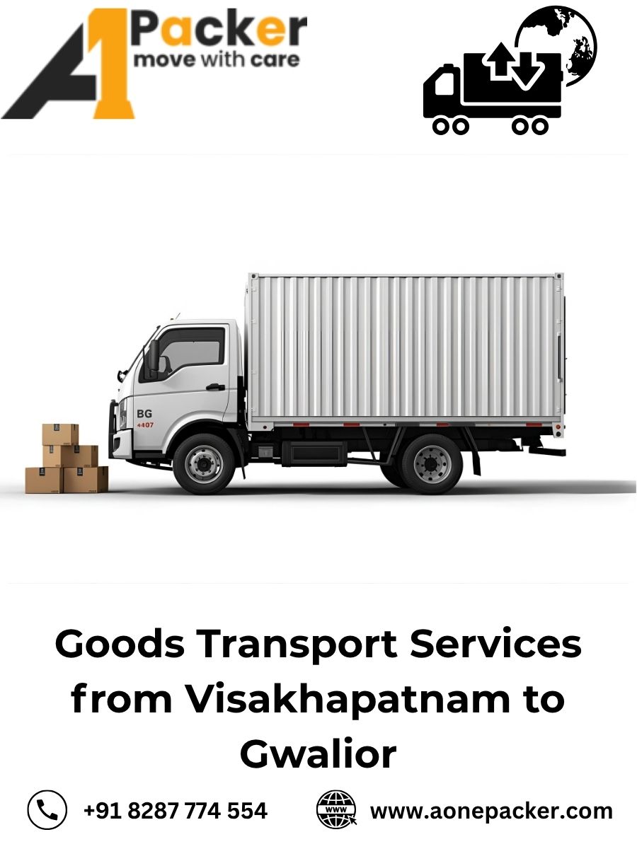 Goods Transport from Visakhapatnam to Gwalior