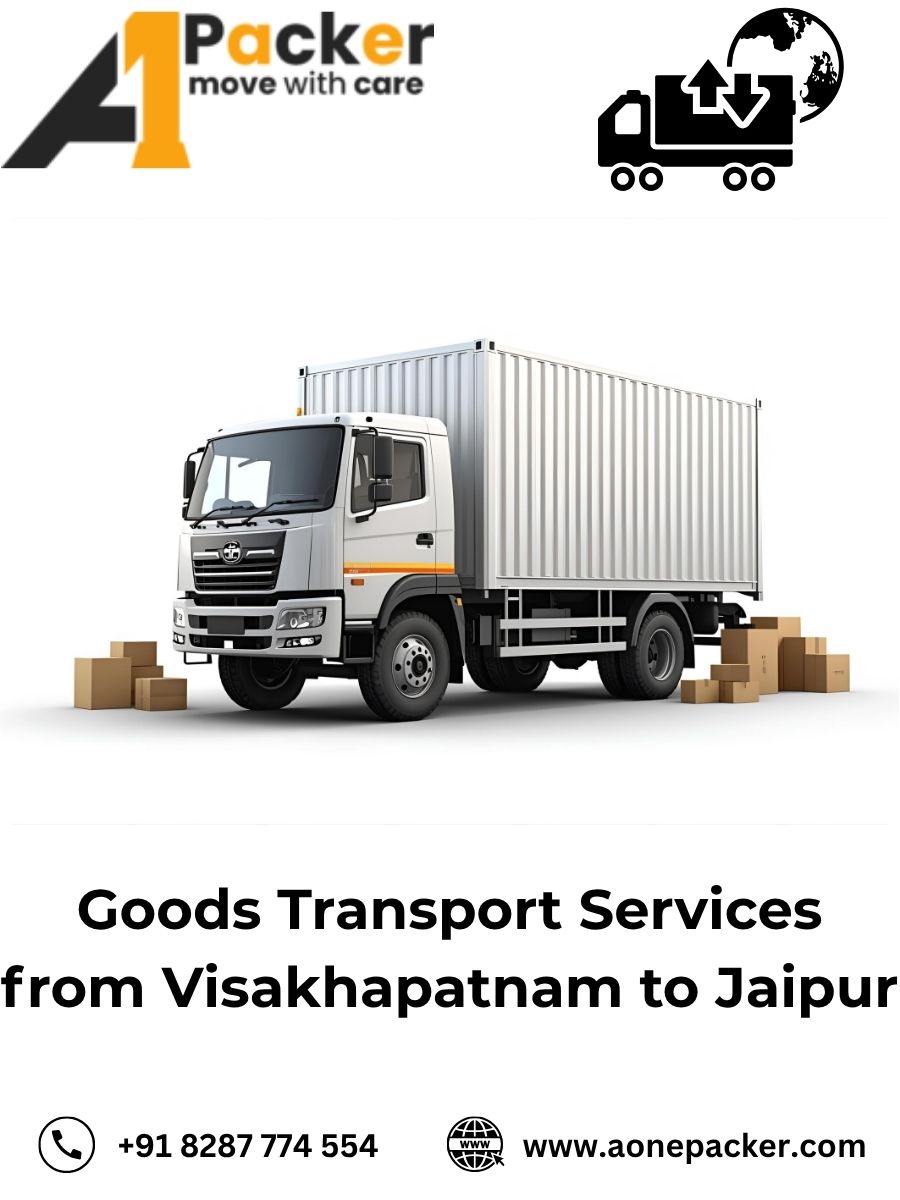 Goods Transport from Visakhapatnam to Jaipur