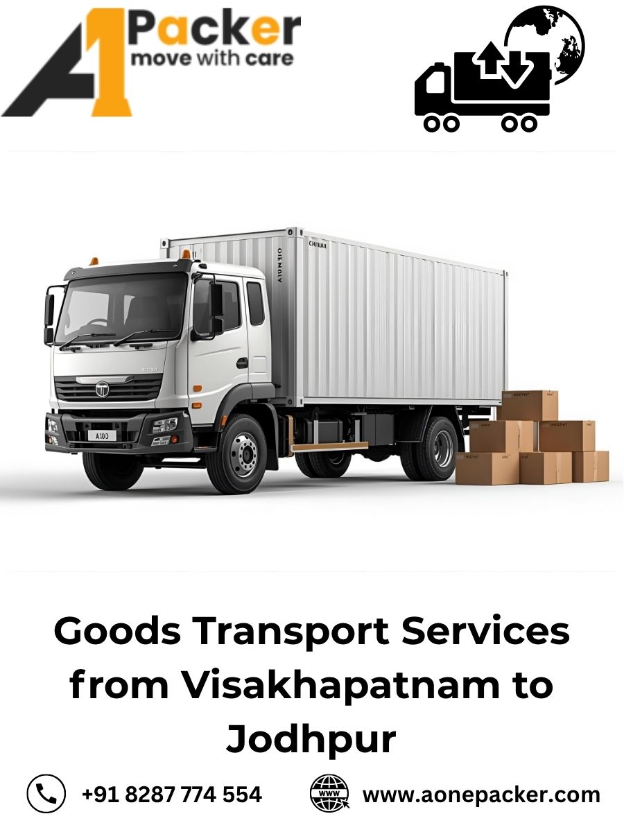 Goods Transport from Visakhapatnam to Jodhpur