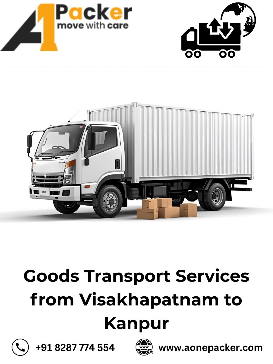 Goods Transport from Visakhapatnam to Kanpur