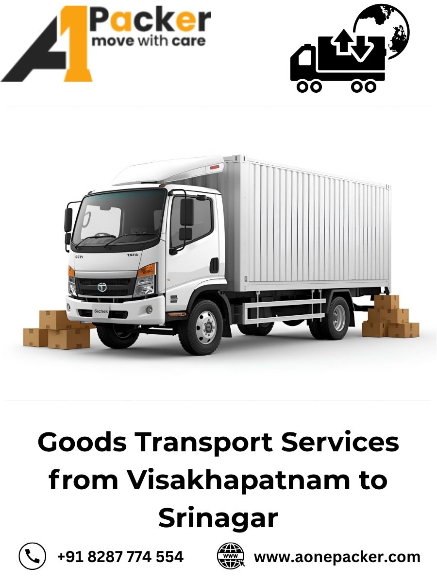 Goods Transport from Visakhapatnam to Srinagar