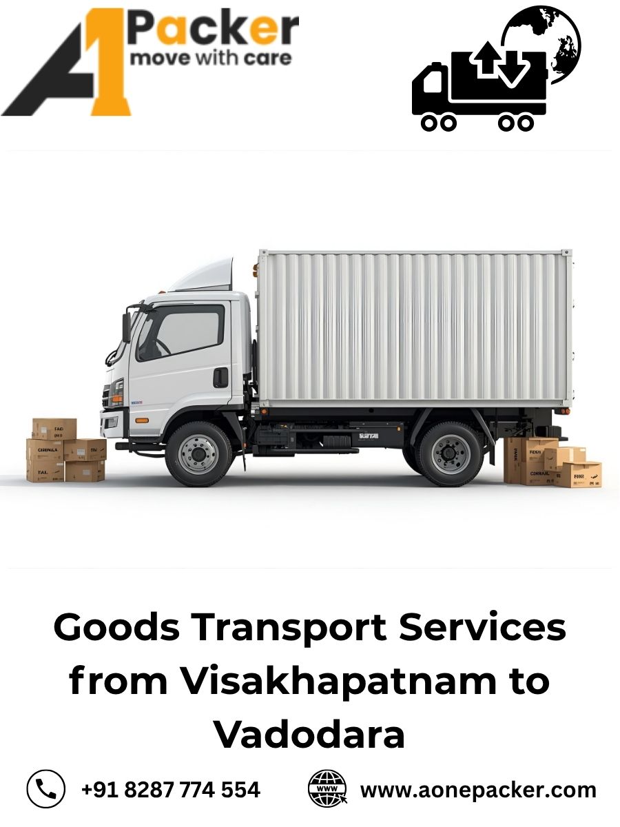 Goods Transport from Visakhapatnam to Vadodara