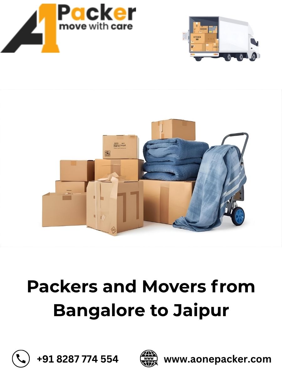 Packers and Movers from Bangalore to Jaipur