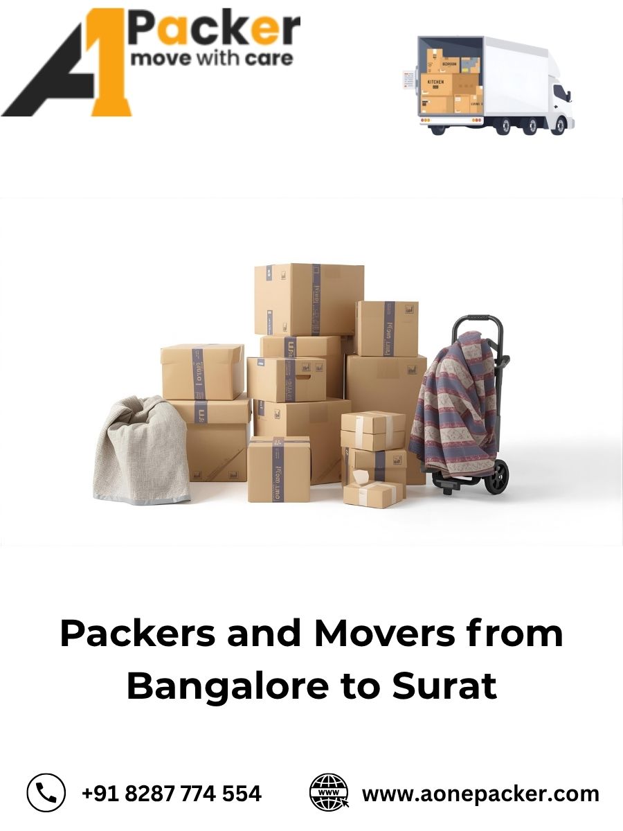 Packers and Movers from Bangalore to Surat