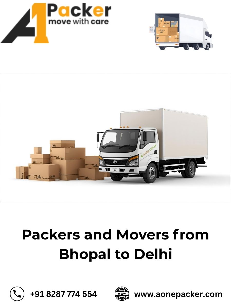 Packers and Movers from Bhopal to Delhi