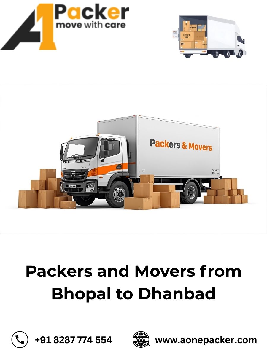 Packers and Movers from Bhopal to Dhanbad
