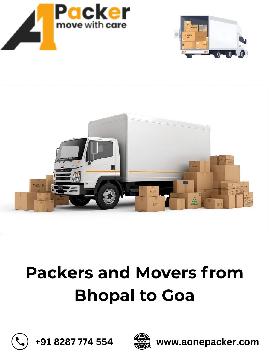 Packers and Movers from Bhopal to Goa