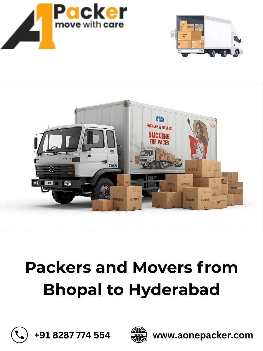 Packers and Movers from Bhopal to Hyderabad