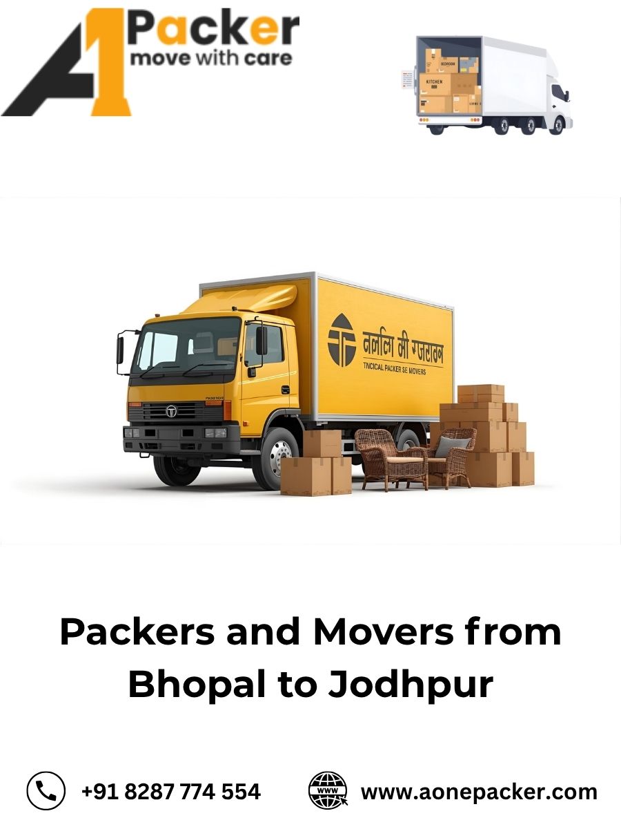 Packers and Movers from Bhopal to Jodhpur