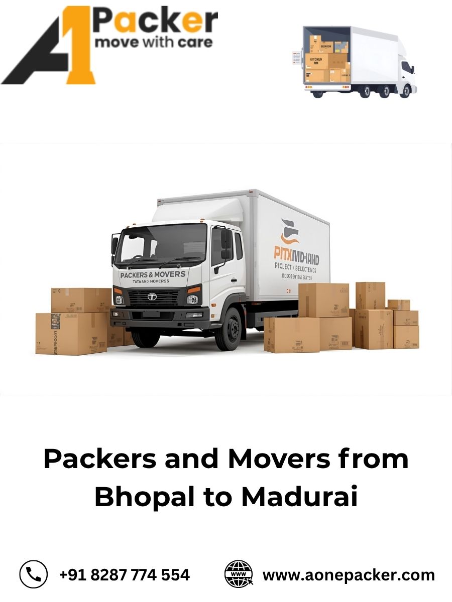 Packers and Movers from Bhopal to Madurai