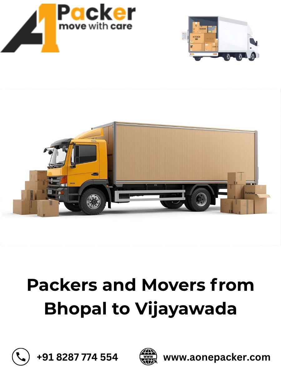 Packers and Movers from Bhopal to Vijayawada