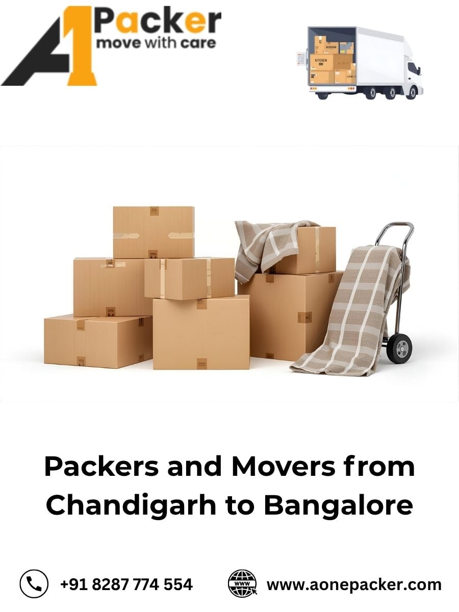 Packers and Movers from Chandigarh to Bangalore